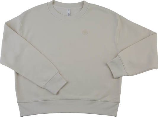 Women's Crewneck Sweatshirt - Ecru